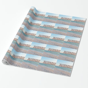 Papel De Presente Agite a areia do seu Calçado