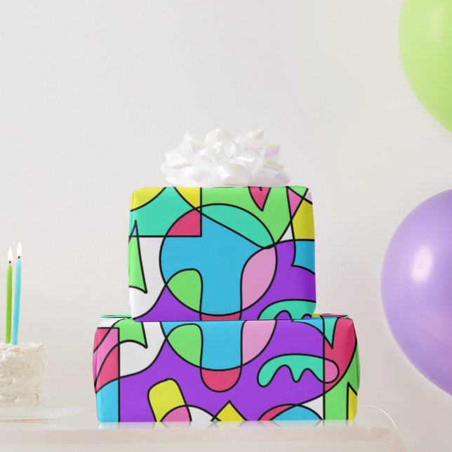 Papel De Presente Agite Tudo! (em branco) (Presentes para festas)