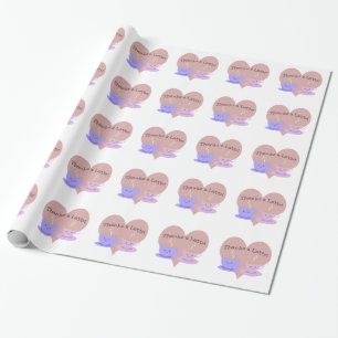 Papel De Presente Agradece a um Latte