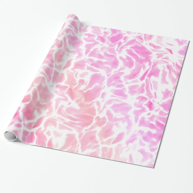 Papel De Presente Água fluindo em Pastel (Desenrolado)