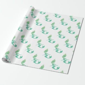 Papel De Presente Aguarela da sereia