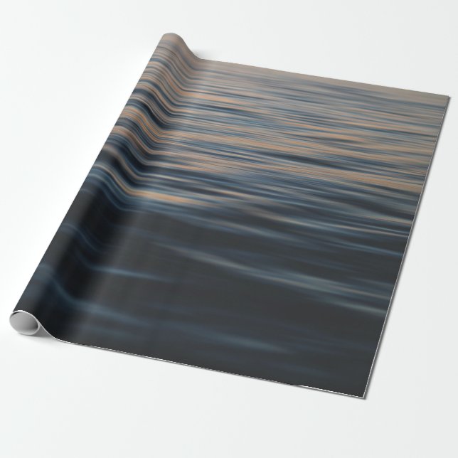 Papel De Presente Águas calmas (Desenrolado)