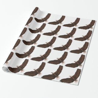 Papel De Presente Águia americana crescente