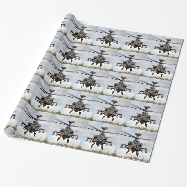 Papel De Presente ah 64 hélice-hélice-de-arco-íris (Desenrolado)
