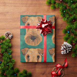 Papel De Presente Airedale Terriers