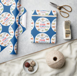 Papel De Presente Airplane Boy 1st Birthday | Fun Sky Theme Party