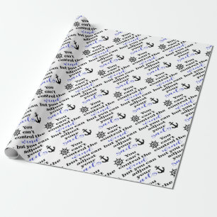 PAPEL DE PRESENTE AJUSTE O SEU ANCHOR DE NAVEGAÇÕES E ONDE