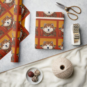 PAPEL DE PRESENTE AKITA