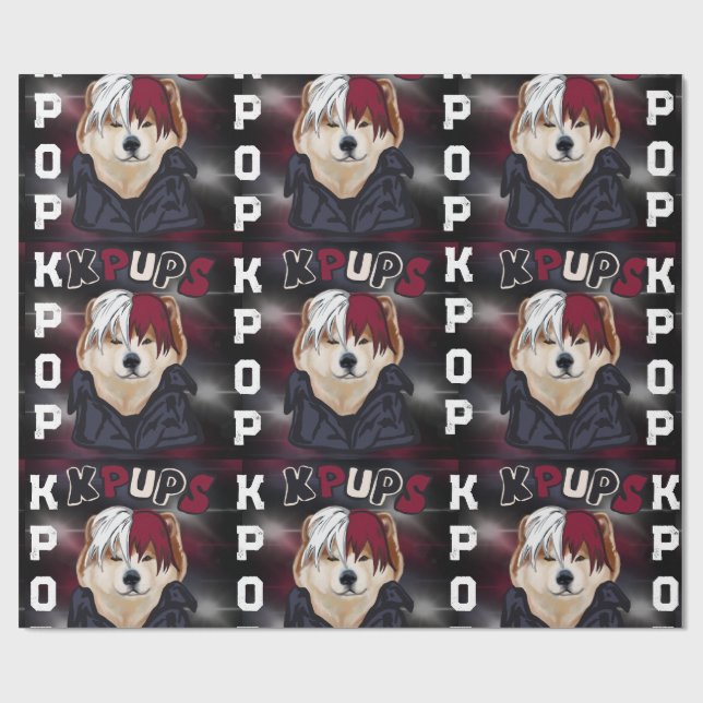 PAPEL DE PRESENTE AKITA (Aberto)