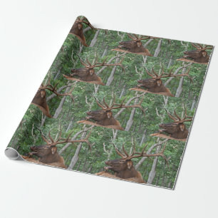 Papel De Presente Alces dominantes de Bull