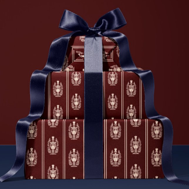 Papel De Presente Alegante quebra-nozes vermelho (Criador carregado)