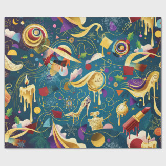 Papel De Presente Alegoria da Moda
