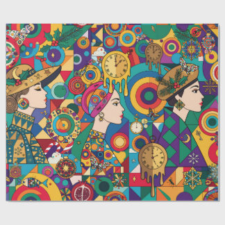 Papel De Presente Alegoria do Glamour