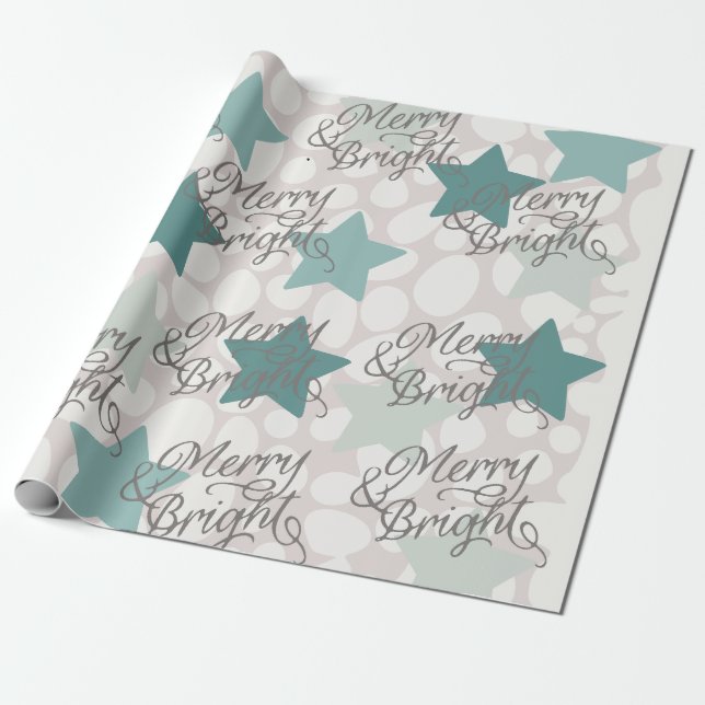 Papel De Presente Alegre e Brilhante  (Desenrolado)