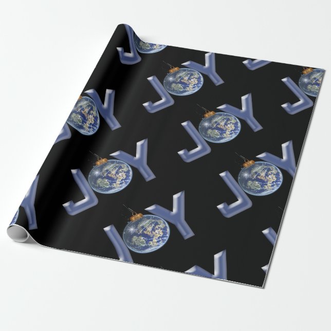 Papel De Presente Alegria ao mundo (Desenrolado)