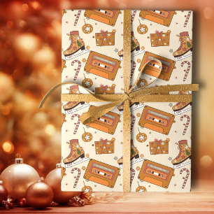 Papel De Presente Alegria Natalina Superfloral Retro