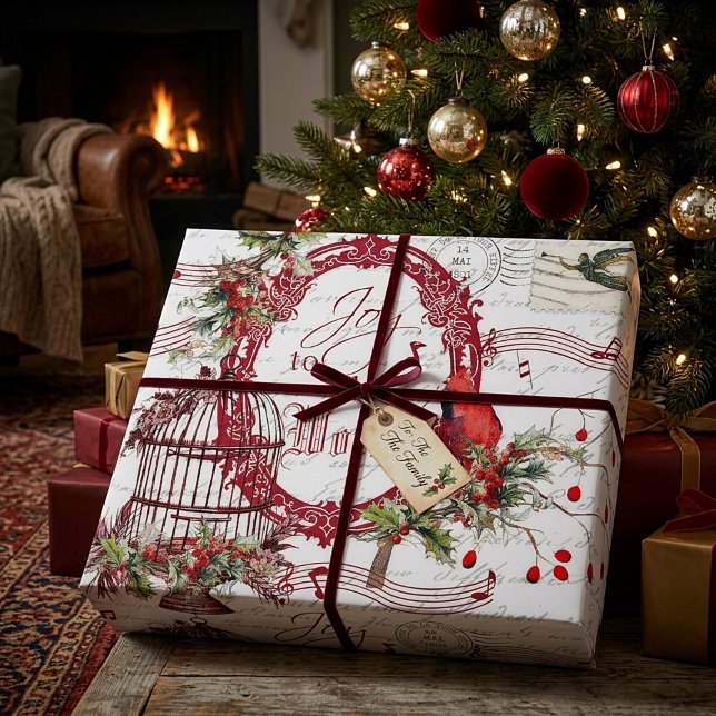 Papel De Presente Alegria para o mundo (Criador carregado)