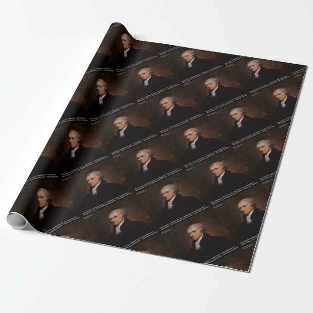 Papel De Presente Alexander Hamilton Gifts (Desenrolado)