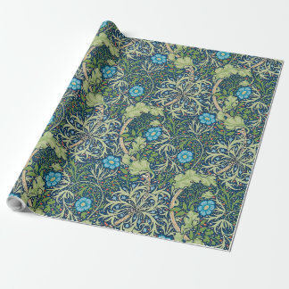 Papel De Presente Algas marinhas, William Morris