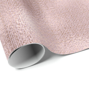 Papel De Presente Algodão Russo Rosa Mauve Blush Texture