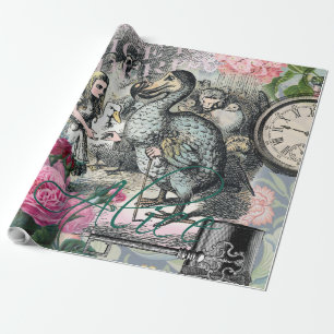 Papel De Presente Alice Classic Wonderland Dodo Arte Tenniel