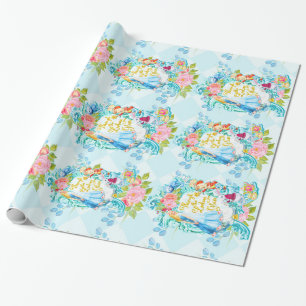 Papel De Presente Alice In Wonderland Wrappaper