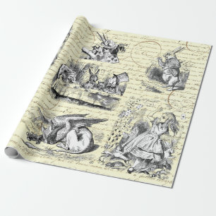 Papel De Presente Alice no País das Maravilhas