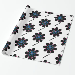 Papel De Presente Alien Blooms 