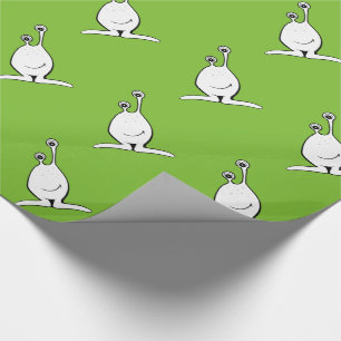Papel De Presente Alienígena, Homem Espacial, OVNI