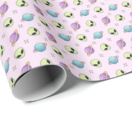 Papel De Presente Aliens