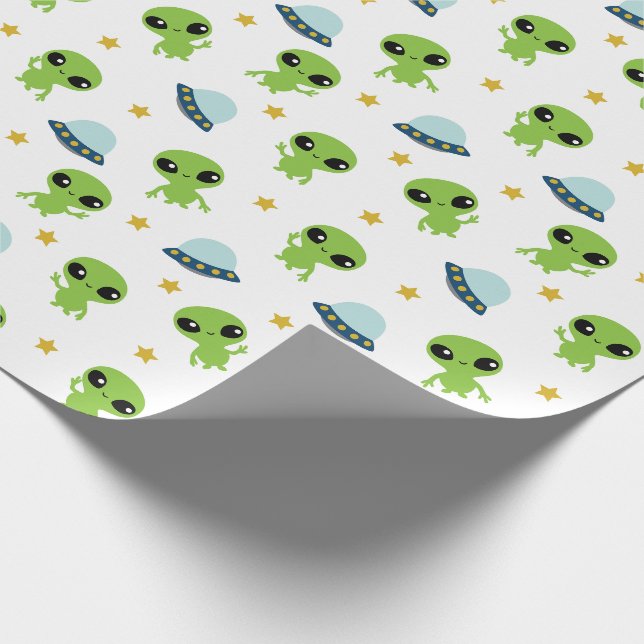 Papel De Presente Aliens (Ponta)