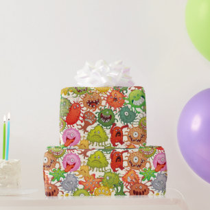 Papel De Presente Aliens n' Monsters Wraping Paper