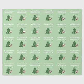 Papel De Presente All I want for Christmas is treats