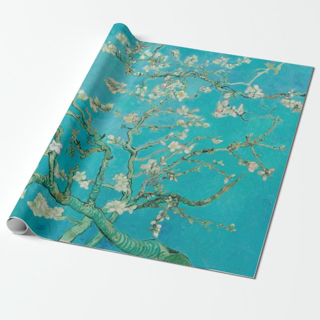 Papel De Presente Almond Blossom Van Gogh (Desenrolado)