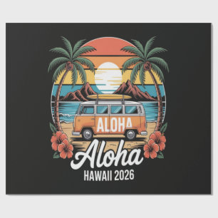 Papel De Presente Aloha Havaí 2026