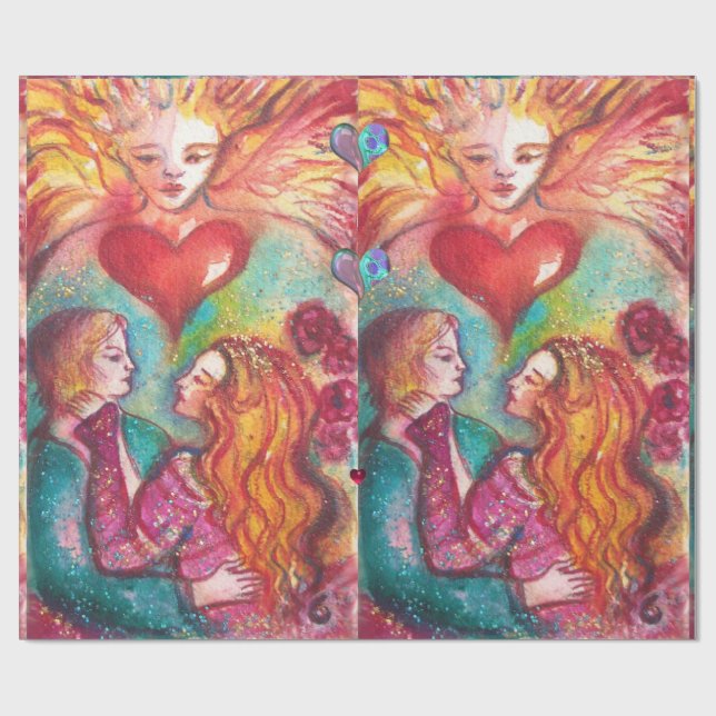 Papel De Presente ALVOS DE SOMBRAS PERDIDAS, Dias de os namorados AM (Aberto)