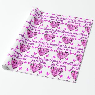 PAPEL DE PRESENTE AMADO POR JESUS POR 85 ANOS DE DESIGN FLORAL