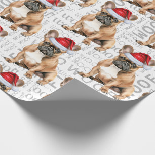 Papel De Presente Amante de cachorro engraçado Bulldog Francês em um