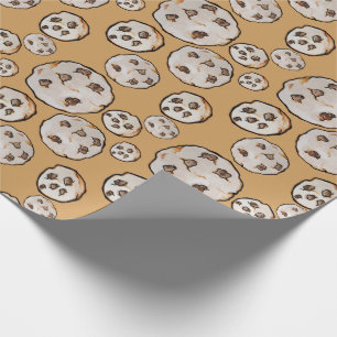 Papel De Presente Amante de Cookies Cookies Chip Chocolate