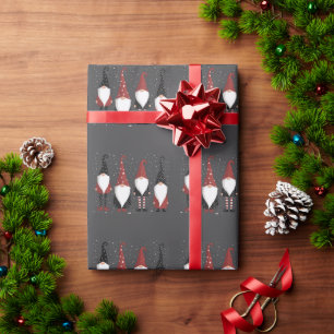 Papel De Presente Amante de Gnomies Gnome Divertido Natal 