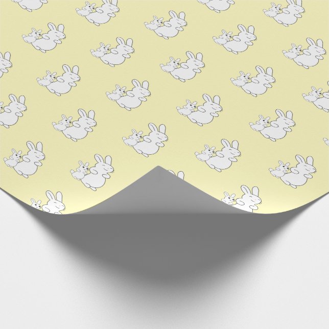 Papel De Presente Amantes de Coelhos (Ponta)