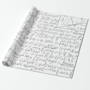 Papel De Presente Amantes Matemáticos, Fórmula de Matemática, Gee