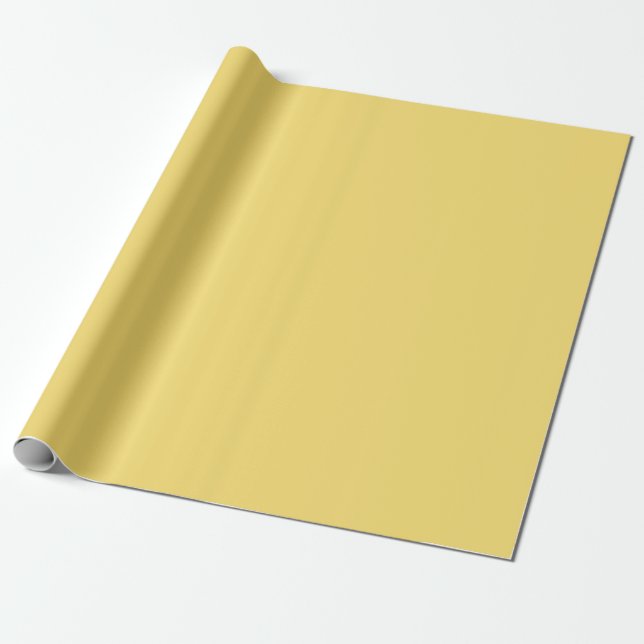 Papel De Presente Amarelo (Desenrolado)