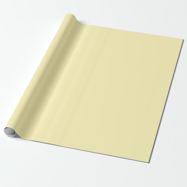 Papel De Presente Amarelo de Leite de Búfala (Desenrolado)