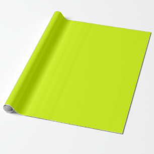 Papel De Presente Amarelo Neon Verde Lime Verde Claro Cor Sólida