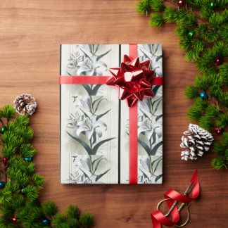 Papel De Presente Amazon Lily Art - Estilo Dourado e Escandi