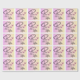 Papel De Presente ame a vida
