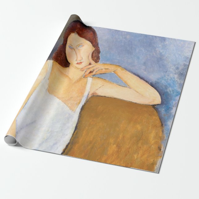 Papel De Presente Amedeo Modigliani - Jeanne Hebuterne (Desenrolado)