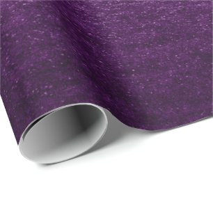 Papel De Presente Ameixa roxa ultravioleta mínima de Ametyst