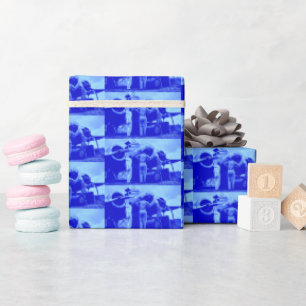 Papel De Presente Amelia Earhart Digital Art Blue Tint